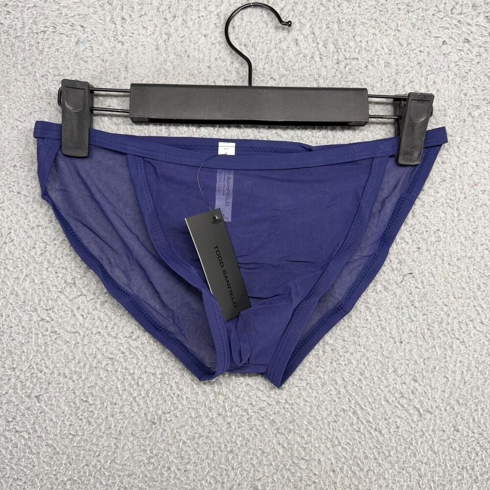 Todd Sanfield Brief Underwear men's XS Indigo Blue Defiant Endurance Mesh NEW